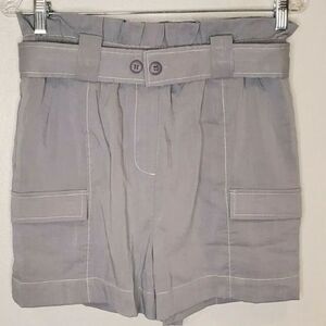 Moon River Anthropologie Size X Small Women's Shorts Blue Paperbag Waist